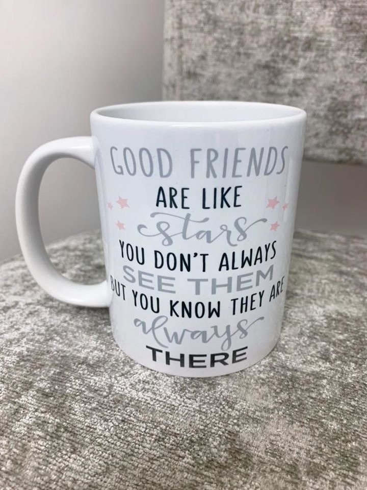 Good Friends Are Like Stars Mug Etsy Good Friends Are Like Stars Mug Etsy