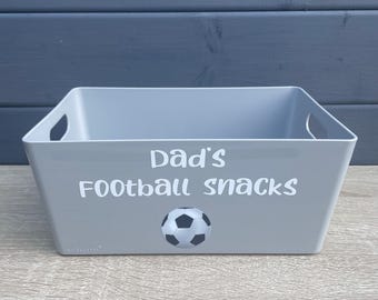 Personalised Football Snack Box: Treat & Gift Hamper