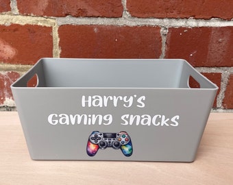 Personalized Gaming Snack Box: Gamer Treat Hamper