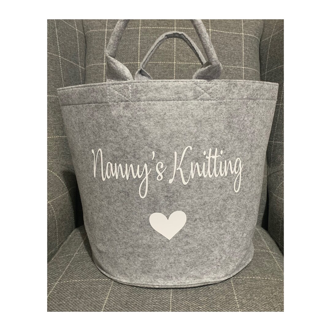 Personalised Knitting Storage Bag. Craft Storage Bag. Knitting Etsy UK