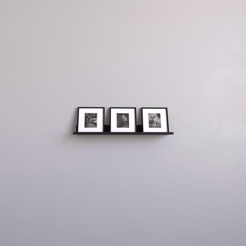 Floating Shelf / Minimal Wall Shelf / Decorative Photo Shelf / Bathroom