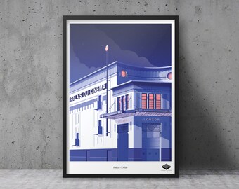 A3 poster / Paris XVIII - The Luxor