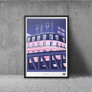 Affiche A3 / Paris XVIII - Tati Barbès