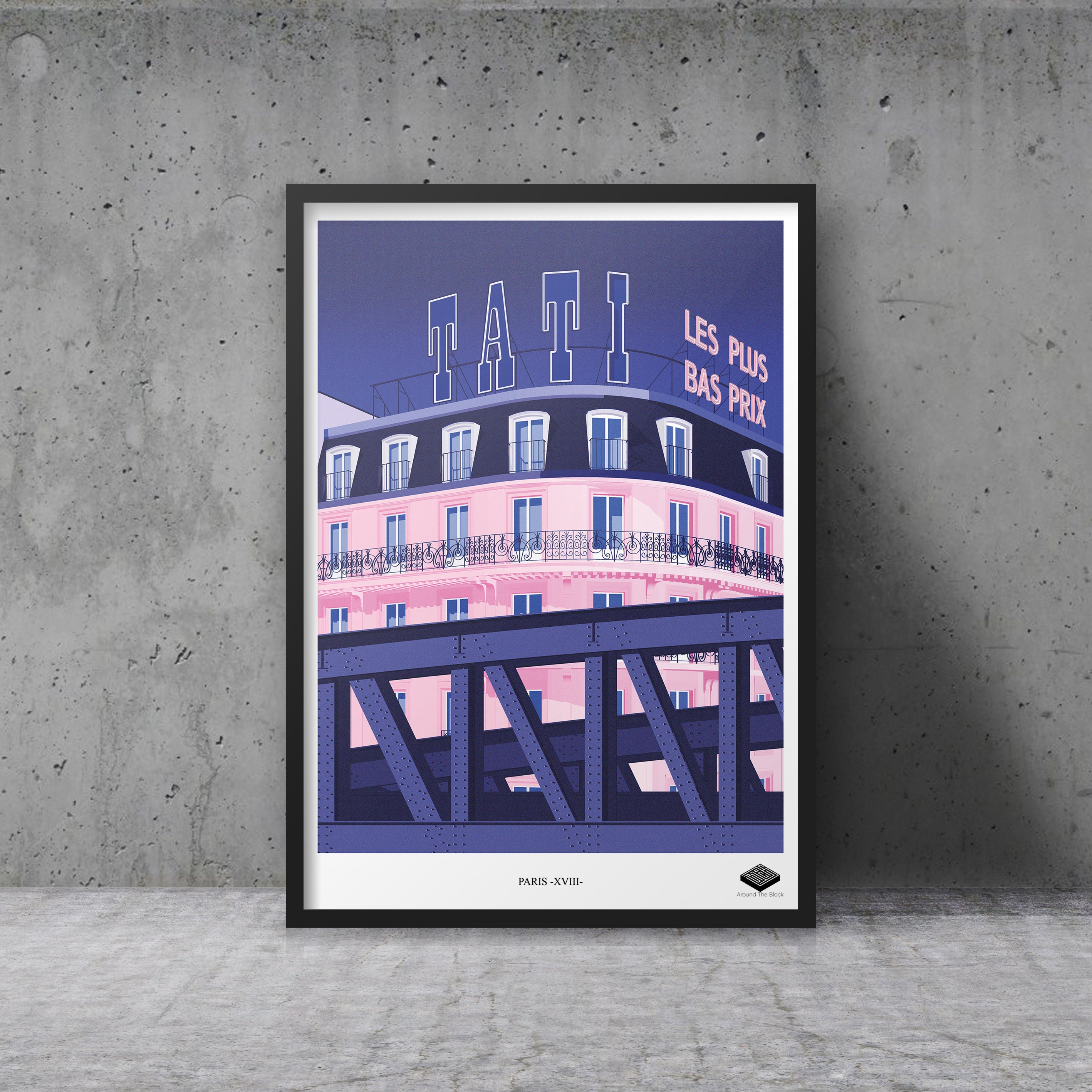 Affiche A3/Paris Xviii - Tati Barbès