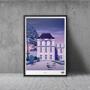 Affiche A3 / Paris VI - Jardin du Luxembourg