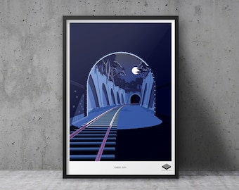 A3 poster / Paris XIV - Petite Ceinture