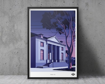 A3 poster / Paris XX - Pavillon Carré de Baudouin