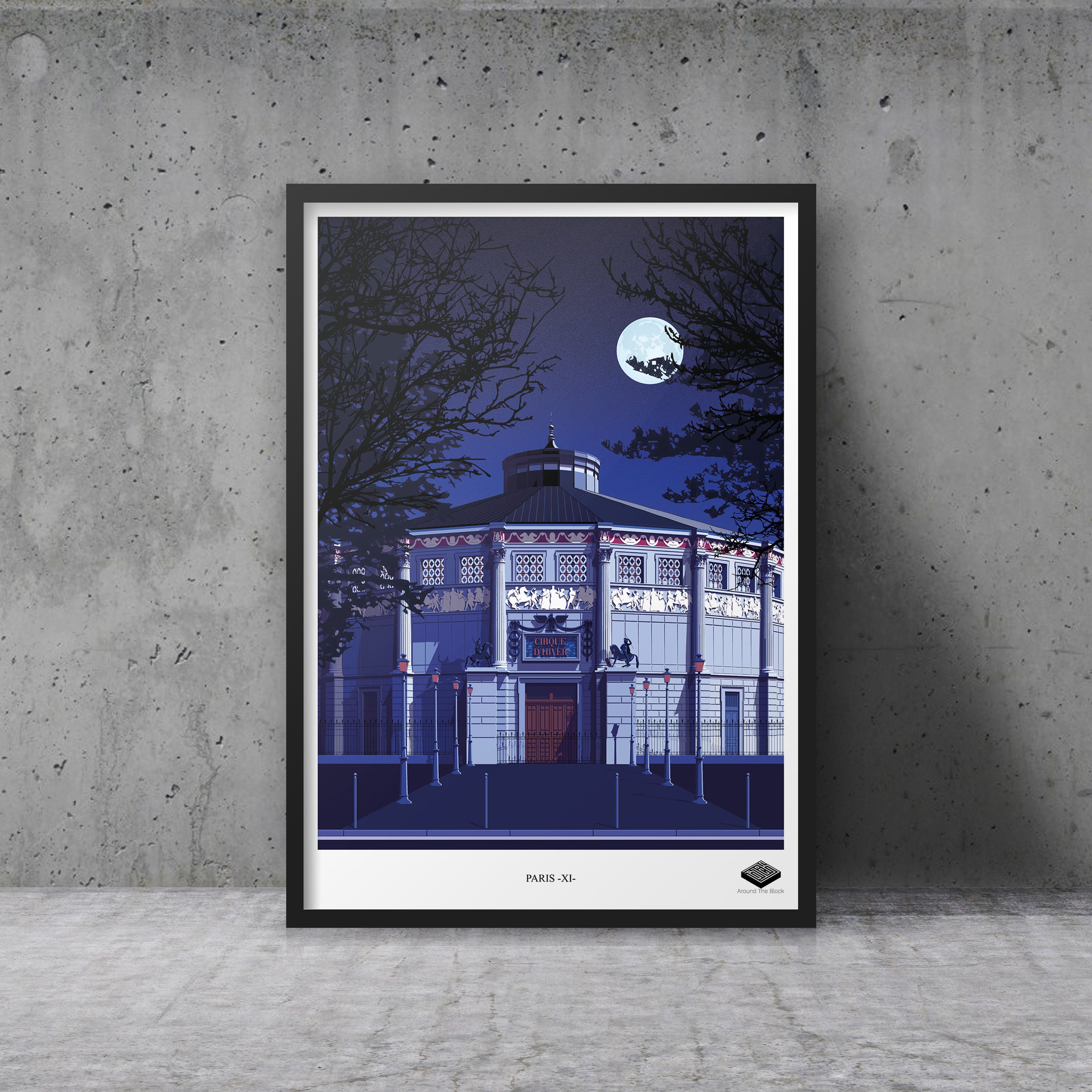 Affiche A3/Paris Xi - Cirque d'hiver