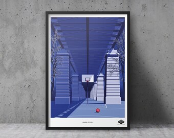 A3 poster / Paris XIII - Playground Cooler