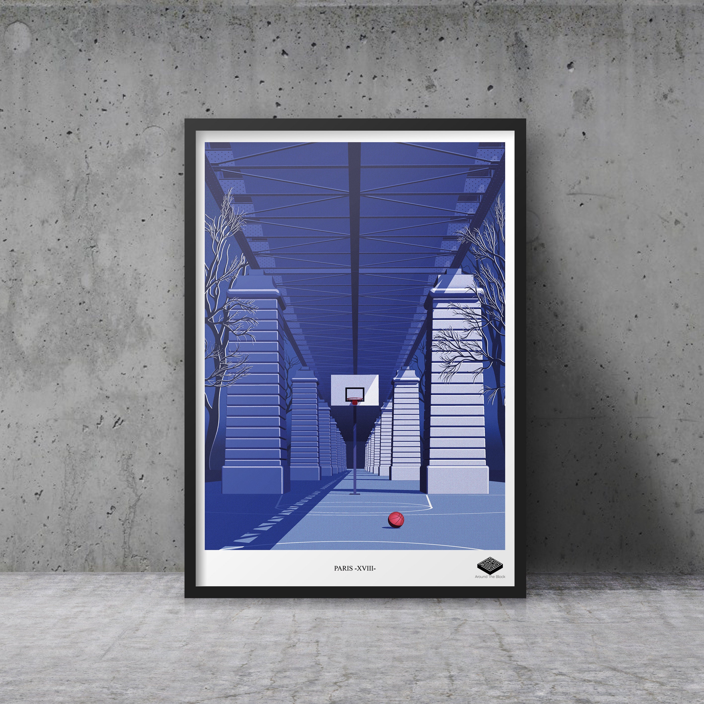 Affiche A3/Paris Xiii - Playground Glacière