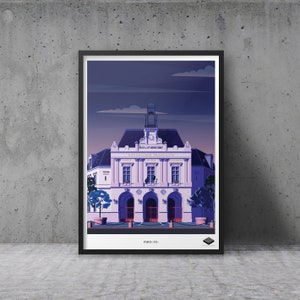 Affiche A3 / Paris XX - Mairie du 20ème