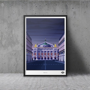 Affiche A3 / Paris IX - Opéra Garnier