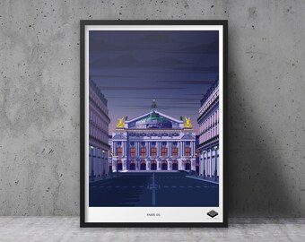 A3 poster / Paris IX - Opéra Garnier