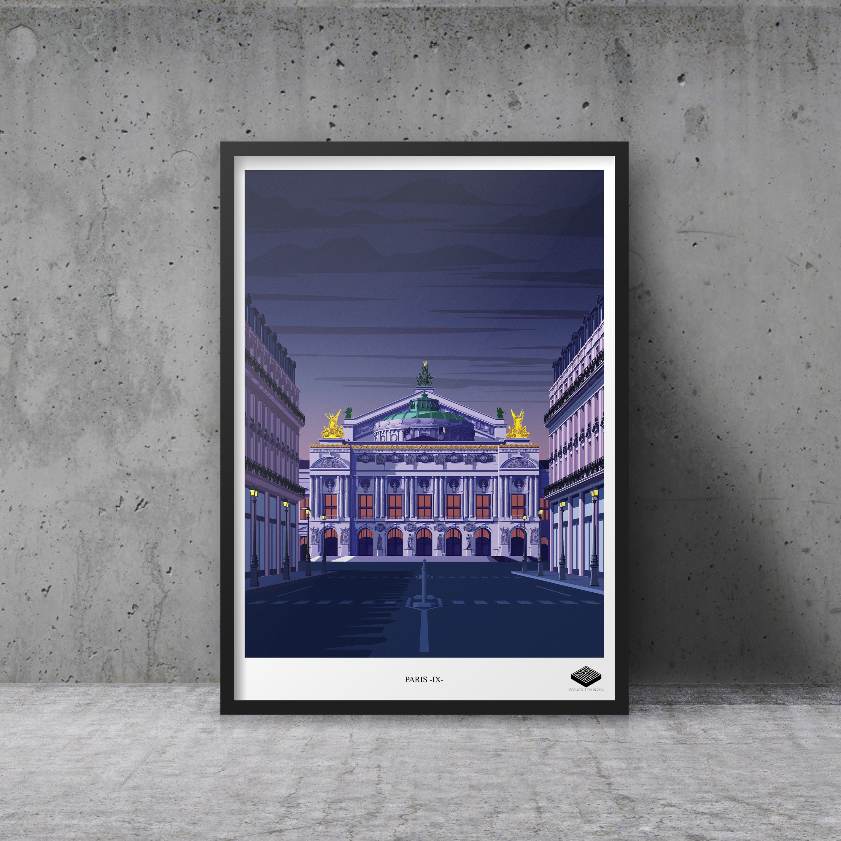 Affiche A3/Paris Ix - Opéra Garnier