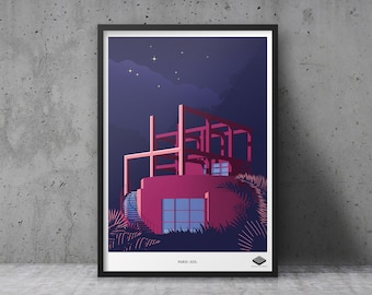 A3 poster / Paris XIX - Les Folies de La Villette