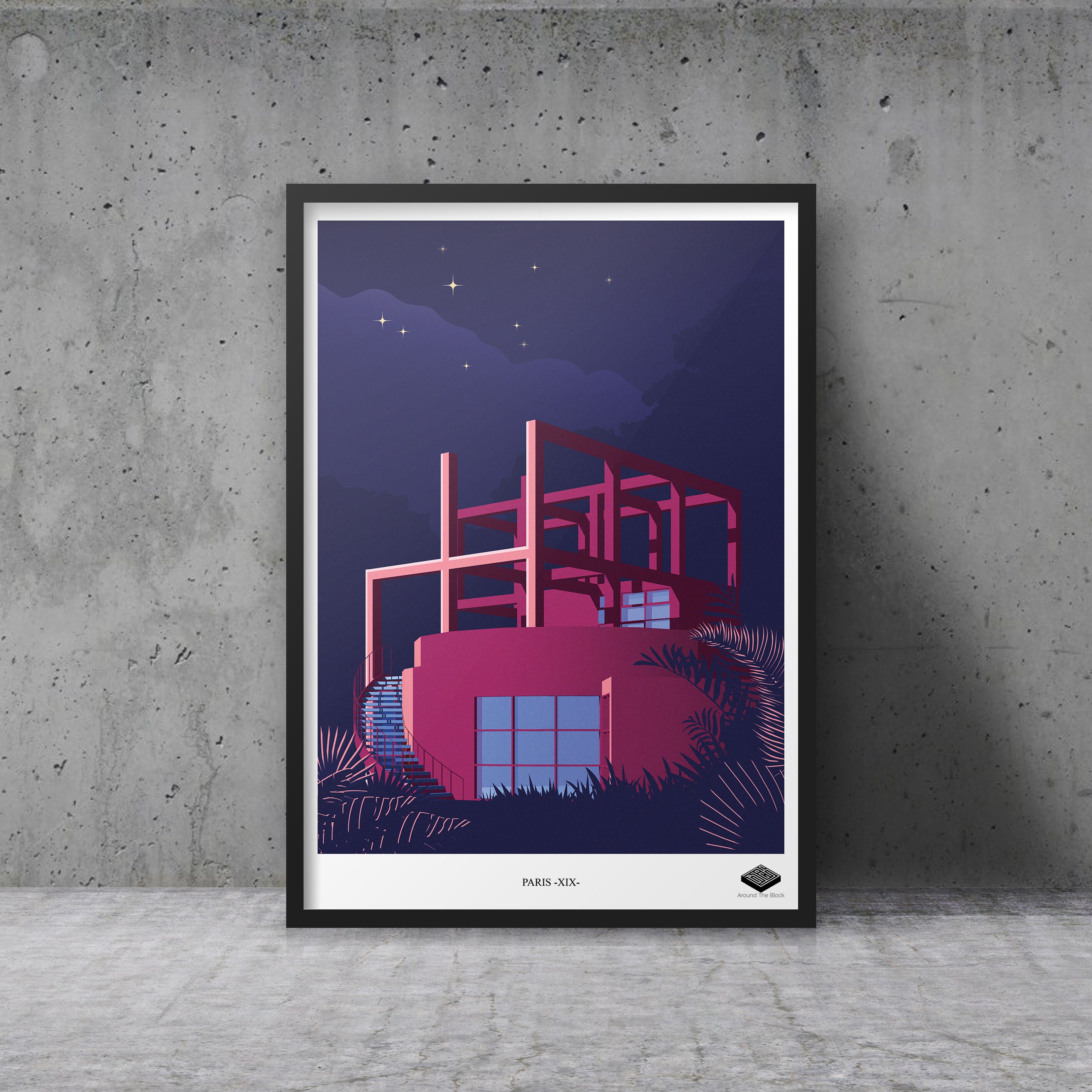 Affiche A3/Paris Xix - Les Folies de La Villette