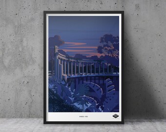 Poster A3 / Paris VIII - Parc Monceau