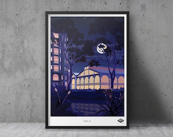 Poster A3 / Paris III - Carreau du Temple