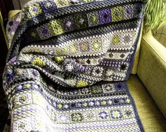 Green Shoots Blanket Crochet Pattern