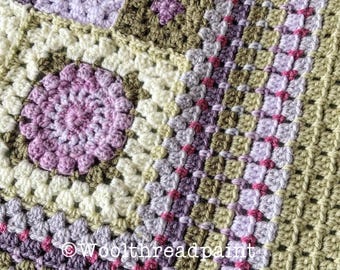 The Summer Season Crochet Blanket PATTERN