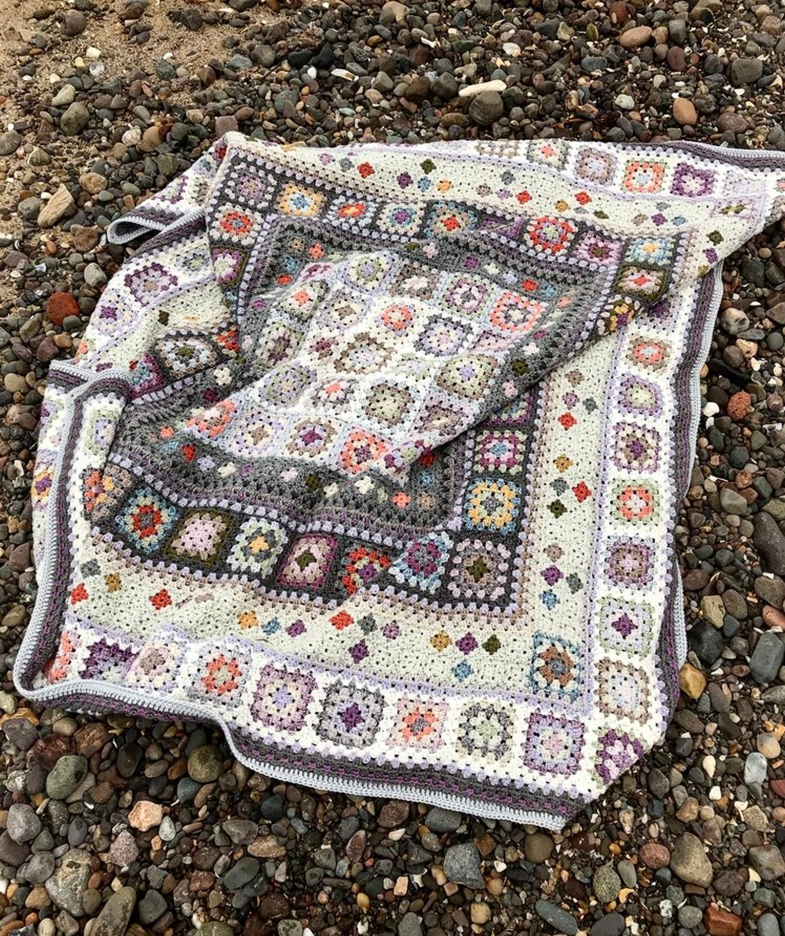 Beach Walk Blanket Crochet Pattern Etsy