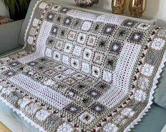 Touch Of Frost Crochet Blanket Pattern