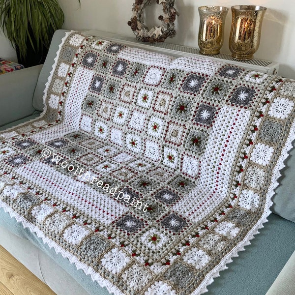 Touch Of Frost Crochet Blanket Pattern