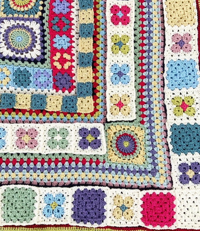 The Narrow Boat Blanket Crochet Pattern Etsy