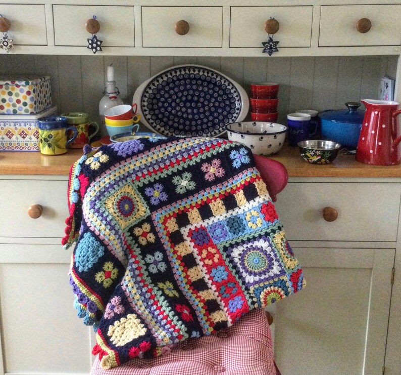 The Narrow Boat Blanket Crochet Pattern Etsy UK