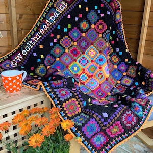 The Bonfire Crochet Blanket Pattern