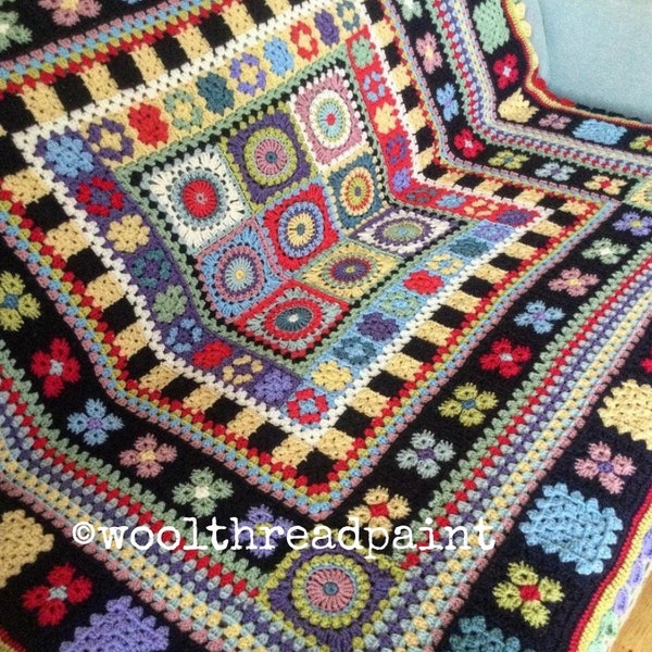 The Narrow Boat Blanket Crochet Pattern