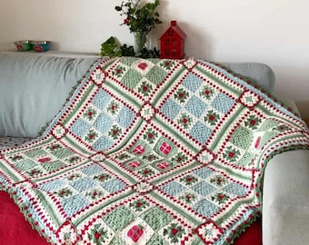 The Noel Nine Patch Blanket Pattern