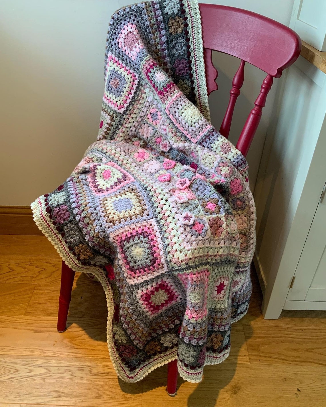 The Cherry Blossom Blanket Pattern Etsy UK