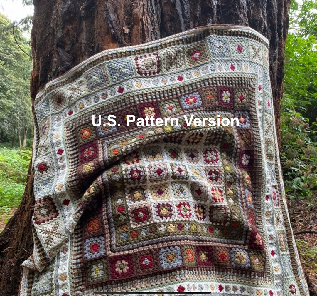 WINTER WALK Blanket Digital Crochet Pattern US Version Etsy