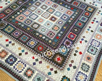 The Beach Walk Blanket digital Crochet Pattern