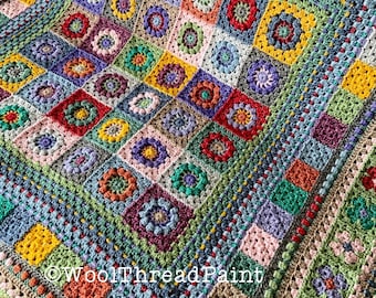 The Seed Packet Blanket Crochet Pattern