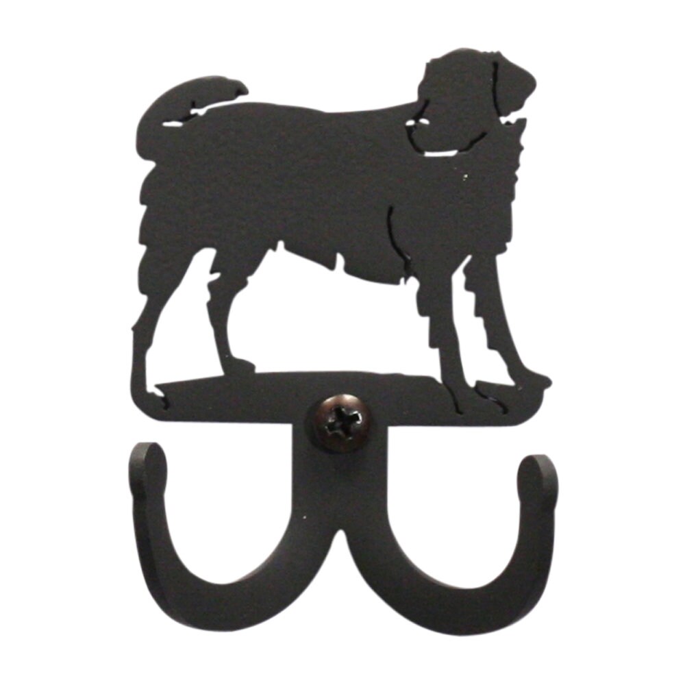 Powdercoated Black Lab and Golden Retriever Coat Wall Hooks Etsy