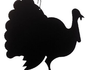 Powder-coated Black Turkey Hanging Silhouettes