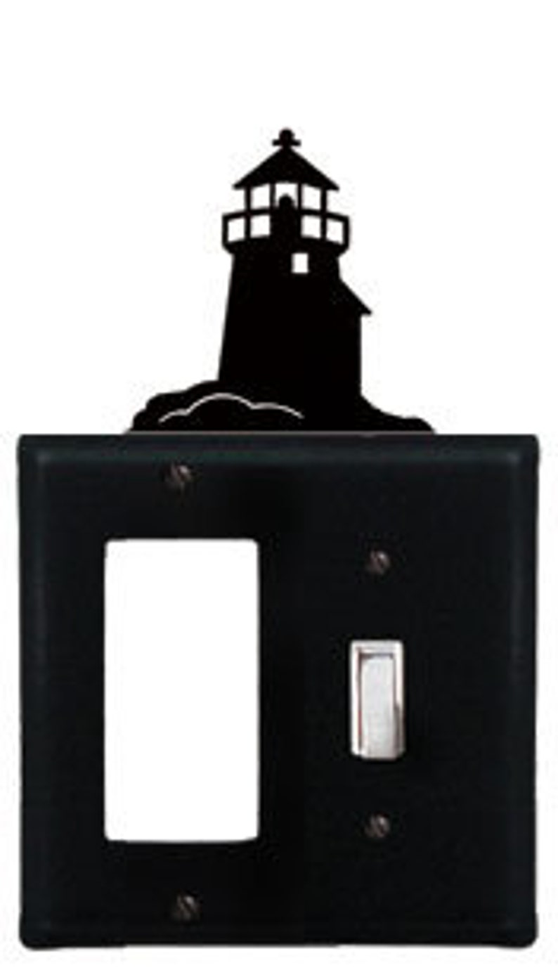 Powder Coated Black Metal Electrical Outlet Covers Over 800 Etsy
