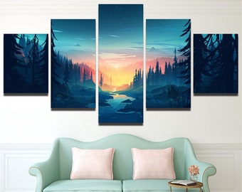 Canvas Art Set Etsy