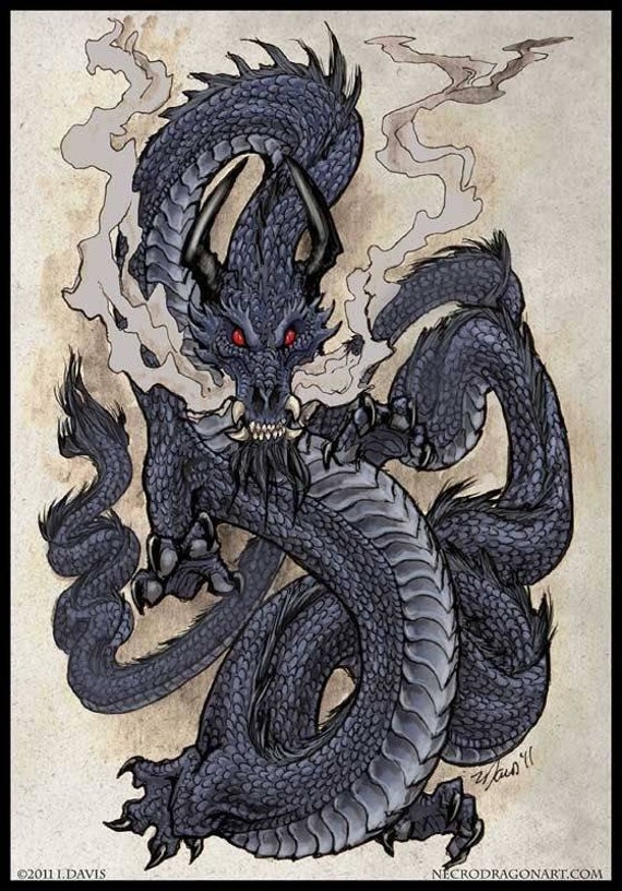 Ancient Conjured Spirit QIULONG DRAGON Spirit Companion - Etsy