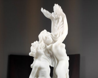Apollo and Daphne  Statue Ancient Greek  Mythology Alabaster Sculpture