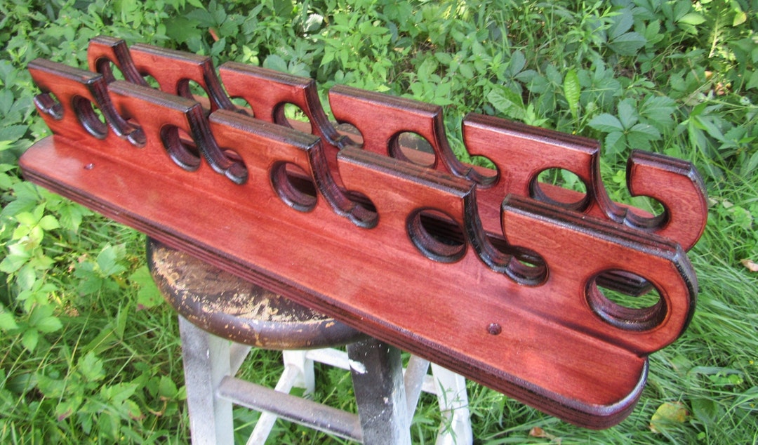 10 Rod Fishing Rack Fishing Rod Rack 10 Pole Compact 24