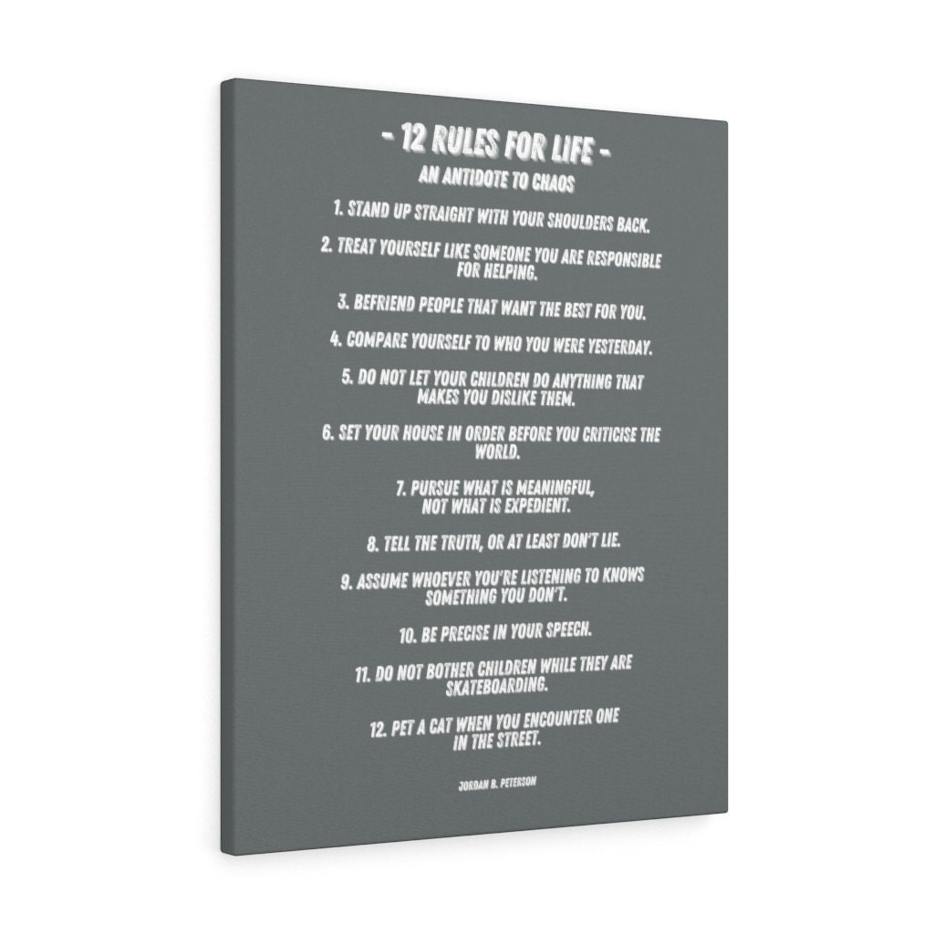 peterson 12 rules peterson 12 rules