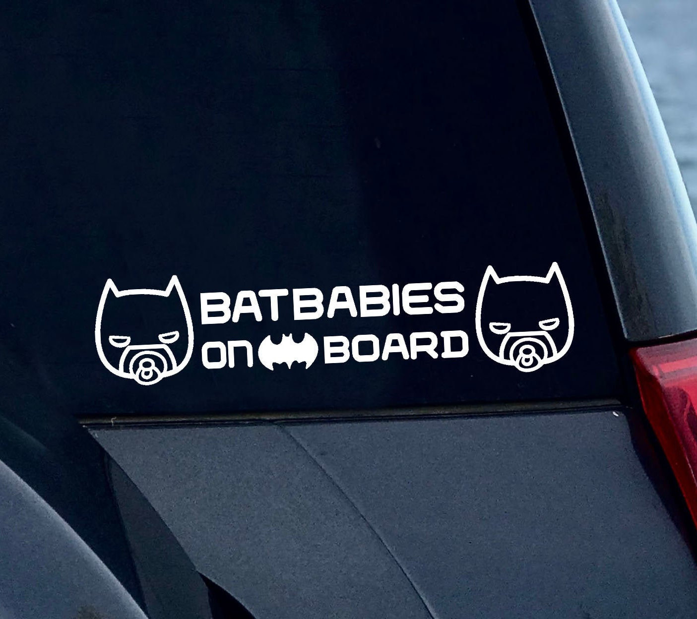Pegatinas Seguridad Coche Pegatinas 'Bebé A Bordo' Para Coche - Vinilo  Duradero, Diseño Divertido, 2 Unidades Accesorio Coche Niños, image size:1405x1248