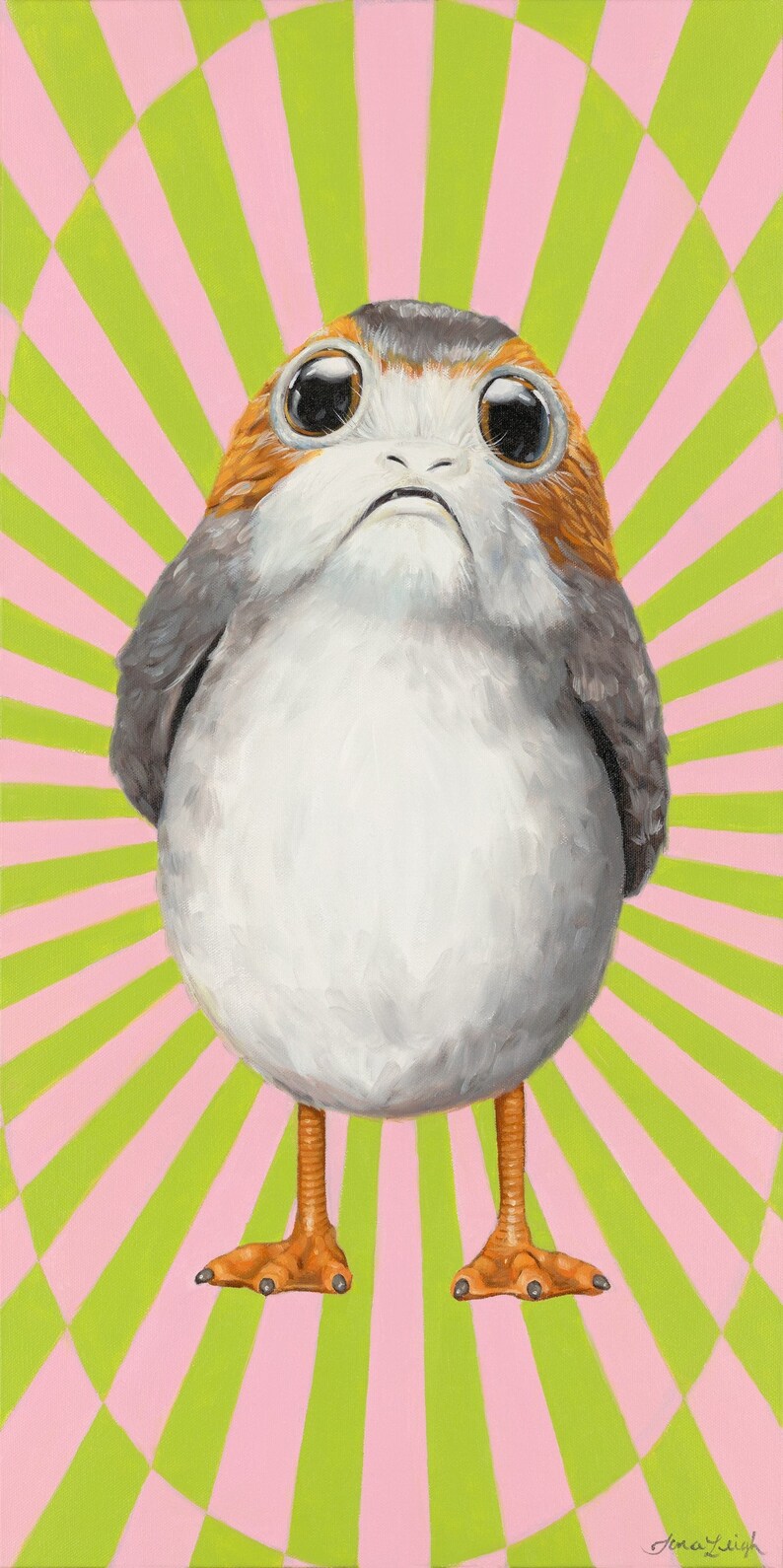 Porg, Star Wars, Disney Art, Art Print, Canvas Print, Disney, Star Wars ...