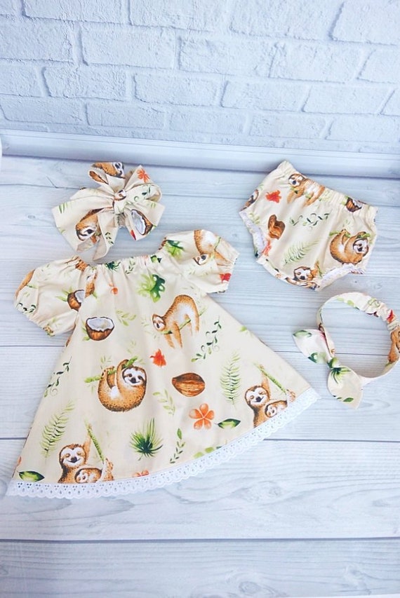 baby girl sloth clothes