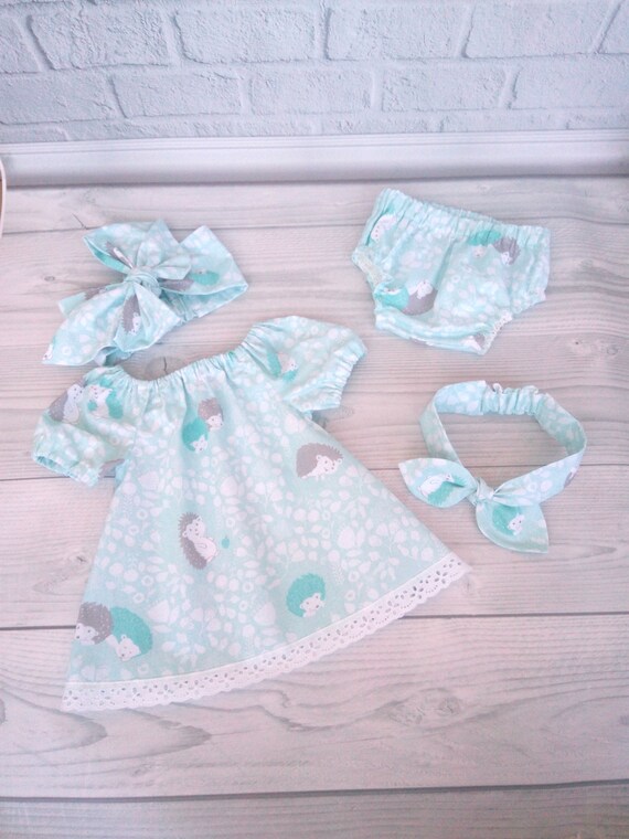 mint baby dress