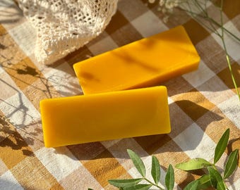 Natural Beeswax Block 3 oz | 100% Pure Beeswax for Candle Making, Cosmetics, Wraps & DIY Crafts | Eco-Friendly Supply