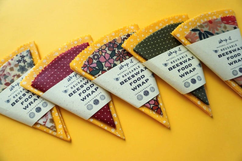 WrapitWrapper Beeswax Food Wraps - Thumbnail 2